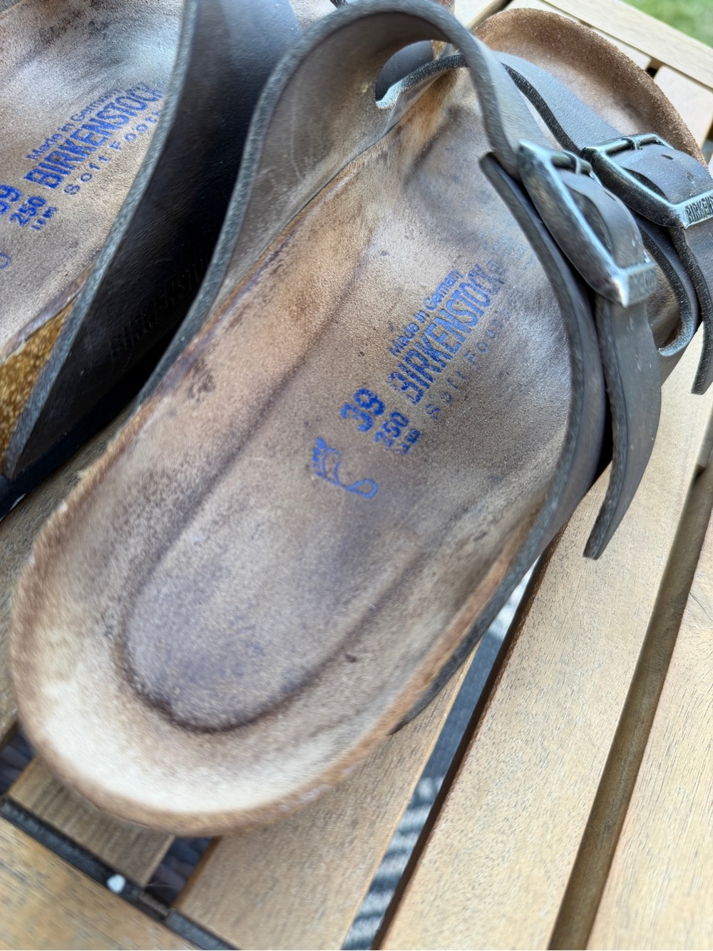 Birkenstock Arizona Soft Footbed Sandal - Brown Leather - Picture 7 of 11